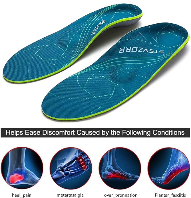 Orthopedic Arch Support Insoles – Pain Relief & Cushioning